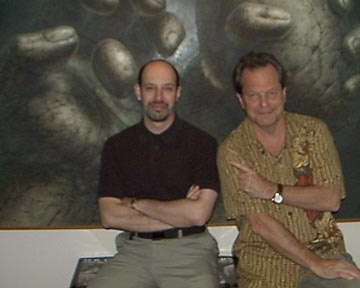 James Cowan and Terry Gilliam at Morpheus Gallery