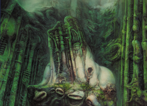 Giger Lord of the Rings painting