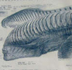 Alien III lithograph by Giger by H.R. Giger