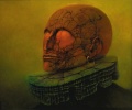 Portrait gicle'e by Zdzislaw Beksinski by Zdzislaw Beksinski