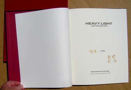 Heavy Light: The Art of De Es Ltd edn leather