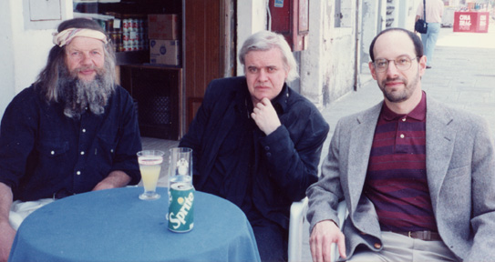 bruno weber, h.r. giger, james cowan in venice