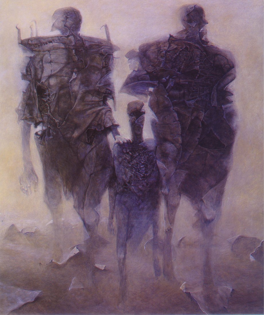 Beksinski painting Morpheus Surreal Gallery