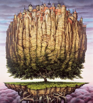 YERKA Cowan City Painting Morpheus Gallery