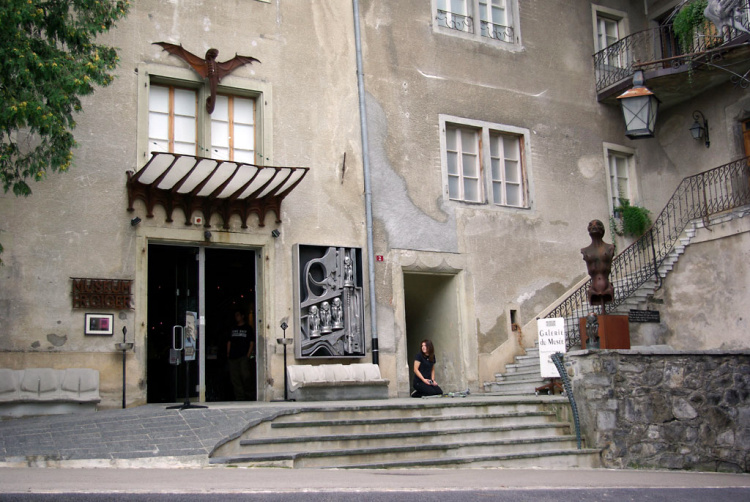 Façade of Museum H.R. Giger